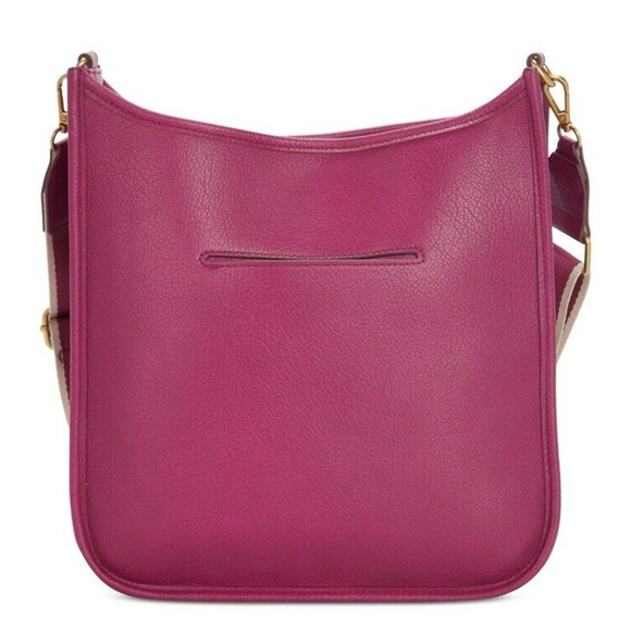 Style & Co Whipstitch soft faux-leather medium Crossbody Purse Twinberry Pink - Picture 7 of 10